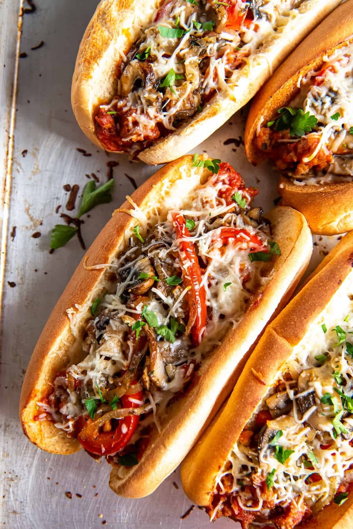 Boardwalk Style Sausage Sub.