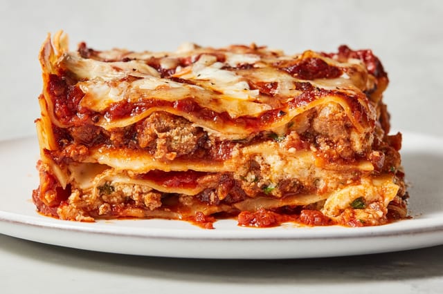 Homemade Lasagna.