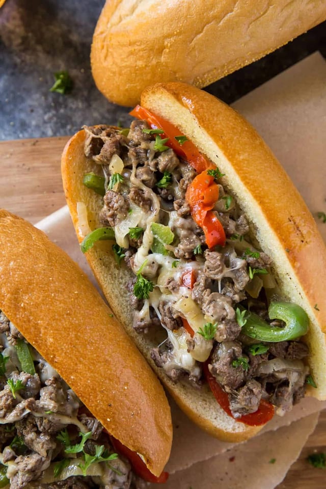 Sofia Special Cheese Steak.
