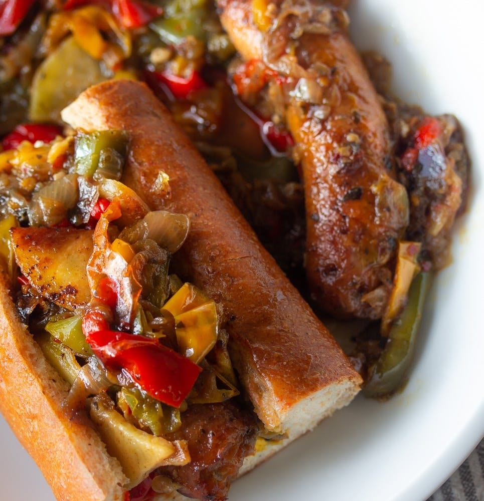 Sweet Italian Sausage Sub.