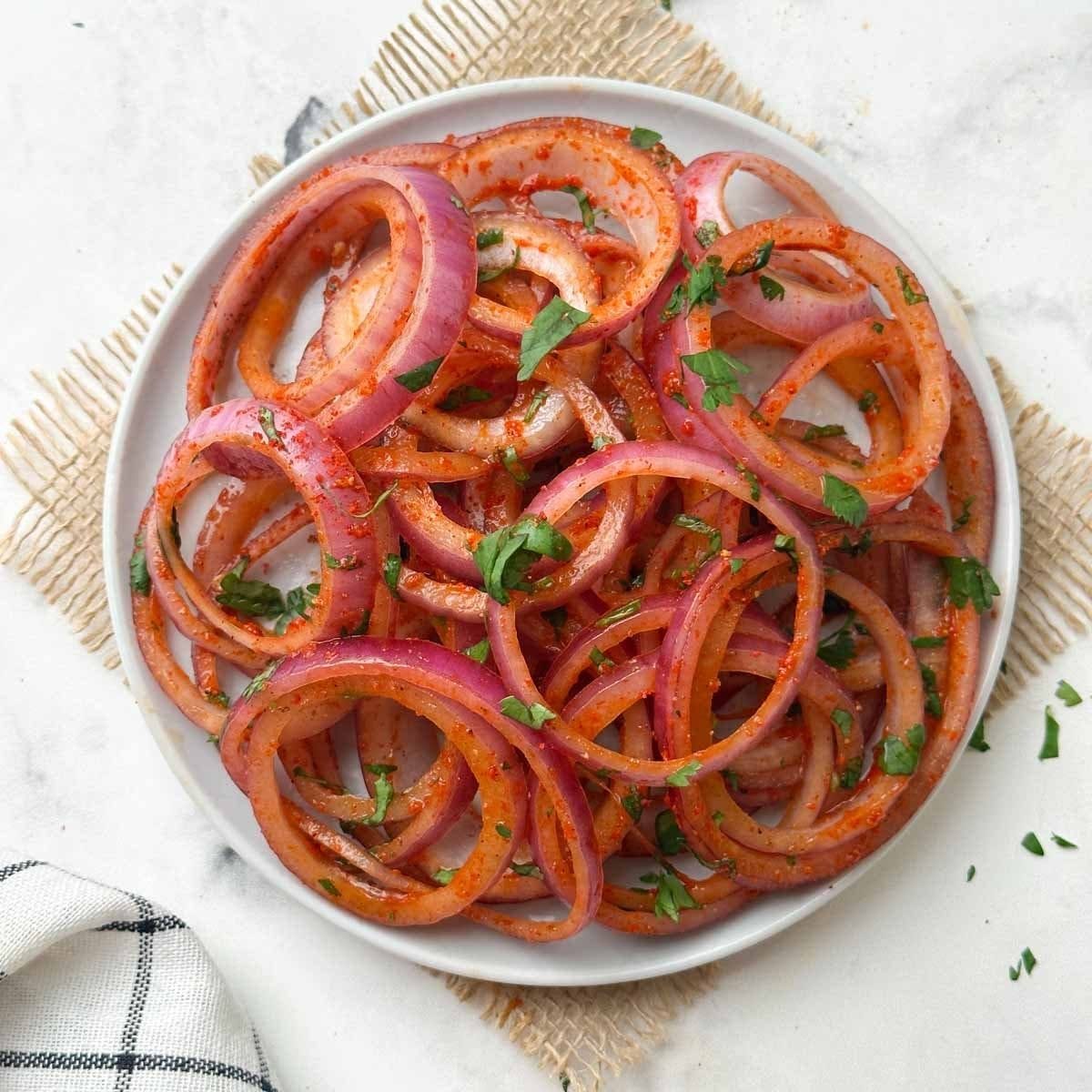 Masala Onions.
