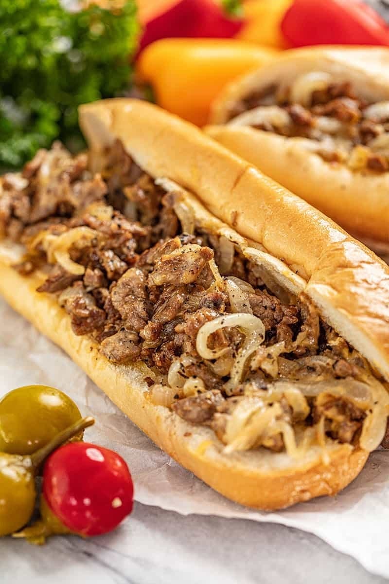 Caesar Chicken Cheese Steak.