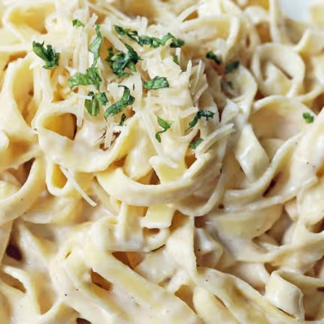 Fettuccine Alfredo.