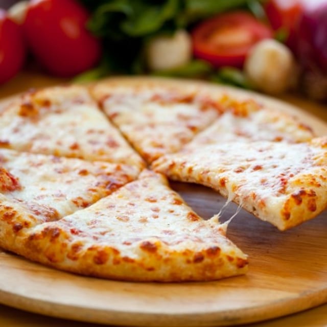2 Medium 14 Inch Cheese Pizzas.