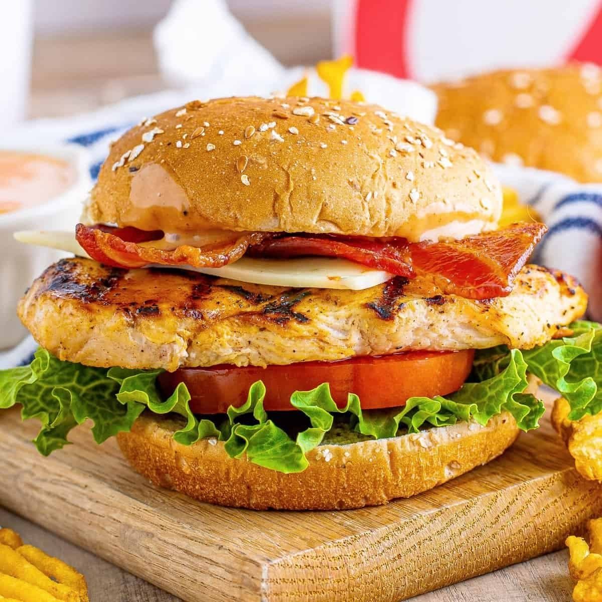 Grilled Chicken Sandwich.